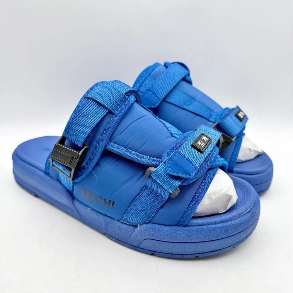 Seichi Mens Yoroi V2 Slide Sandals SIZE 11 EU 44 Cobalt Blue NIB